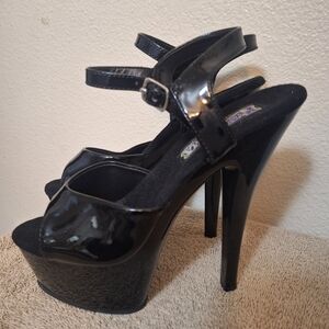 Funtasma Juliet Black Heels 7